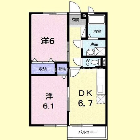 サンフラワーの物件間取画像